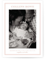 Engraved Birth Announcements