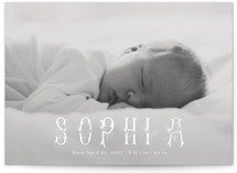 sophia Birth Announcements