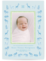 Safari Parade Birth Announcements