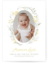 Dainty Wreath Birth Announcements