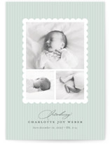 scalloped gallery Birth Announcements