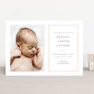 Name Plate Birth Announcements