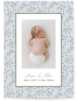 Ditsy Floral Frame Birth Announcements