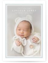 Tailored Frame Birth Announcements