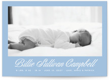 Chambray Birth Announcements