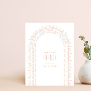 Ornate Arch Thank You Customizable Stationery