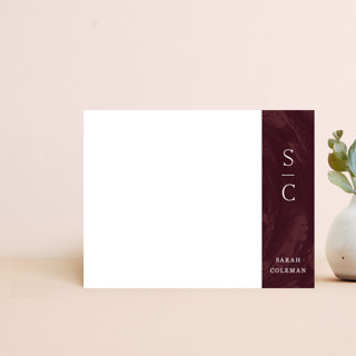 Marbled Band Stationery Customizable Stationery