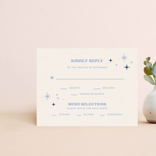 Give You the Moon RSVP Card Customizable Stationery