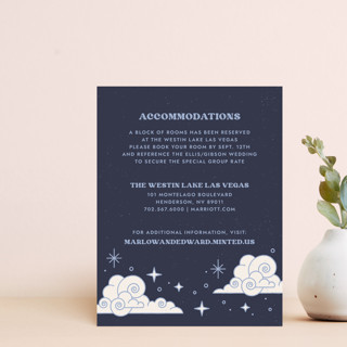 Give You the Moon Enclosure Card Customizable Stationery