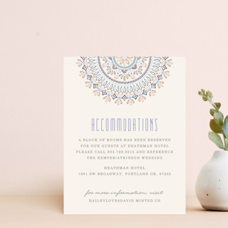 Jardin Mandala Enclosure Card Customizable Stationery