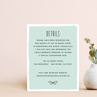 Knotted Enclosure Card Customizable Stationery