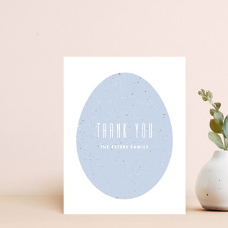 Speckled Egg Thank You Card Customizable Stationery
