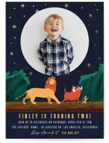 Disney's Lion King Hakuna Matata Foil-Pressed Children's Birthday Party Invitations