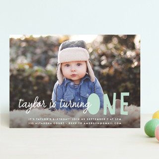 Bright Future Children's Birthday Party Invitations