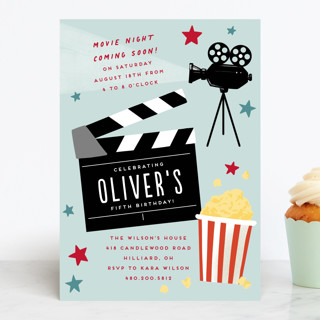 Blockbuster Birthday Children's Birthday Party Invitations