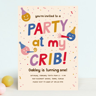 my crib Children's Birthday Party Invitations