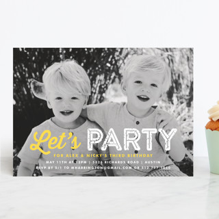 Just Be Children's Birthday Party Invitations