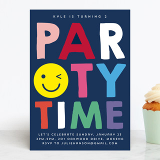 Emoji Party Children's Birthday Party Invitations