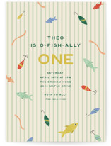 o-fish-ally! Children's Birthday Party Invitations