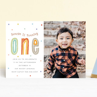 boba Children's Birthday Party Invitations