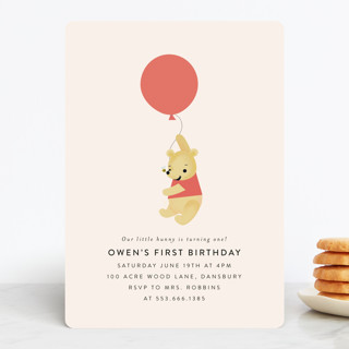 Disney's Pooh Bear Birthday Children's Birthday Party Invitations