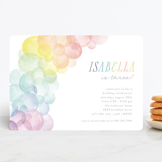 Balloon Arch Children's Birthday Party Invitations