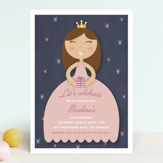 Royal Ball Children's Birthday Party Invitations