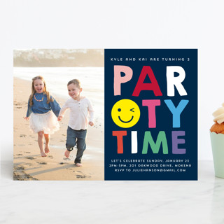 Emoji Party Children's Birthday Party Invitations