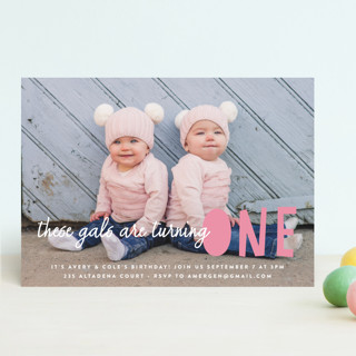 Bright Future Children's Birthday Party Invitations