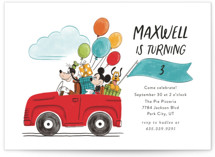 A Goofy Birthday Children's Birthday Party Invitations