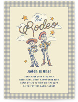 Disney and Pixar's Woody and Jessie Toy Story 2 Rodeo Children's Birthday Party Invitations