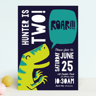 Roar Children's Birthday Party Invitations