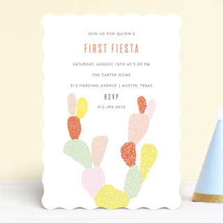 First Fiesta Children's Birthday Party Invitations