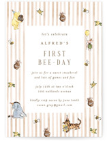 Disney's Winnie The Pooh First Bee-day Children's Birthday Party Invitations