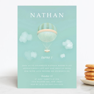 First Lift Off Children's Birthday Party Invitations