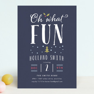 What Fun Children's Birthday Party Invitations