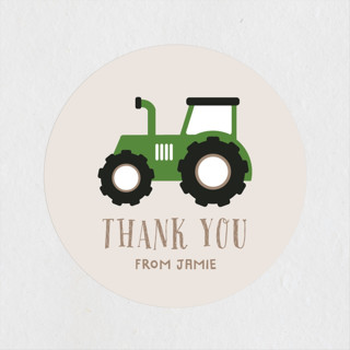 Happy Farm Children's Birthday Party Stickers