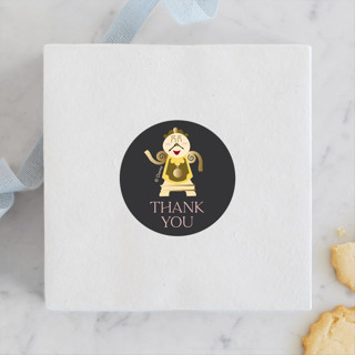 Disney's Beauty And The Beast Be Our Guest Children's Birthday Party Stickers