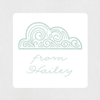 Hot Air Balloon Birthday Children's Birthday Party Stickers