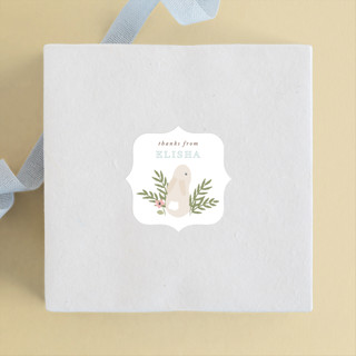 petit lapin Children's Birthday Party Stickers