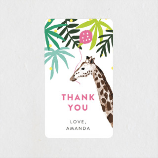 Jungle Party Children's Birthday Party Stickers