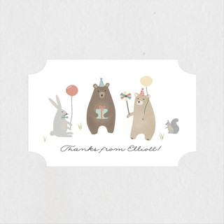 bears birthday party Children's Birthday Party Stickers