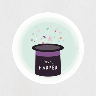 PoOf! Children's Birthday Party Stickers