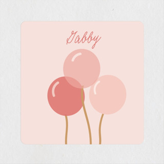 Party Blocks Children's Birthday Party Stickers