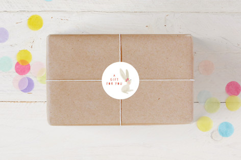 Tee Party Children's Birthday Party Stickers