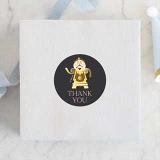 Disney's Beauty And The Beast Be Our Guest Children's Birthday Party Stickers