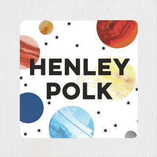 Planet Party Children's Birthday Party Stickers