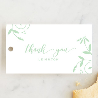 Wildflower Children's Birthday Party Favor Tags