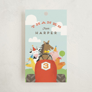 farm animal friends Children's Birthday Party Favor Tags