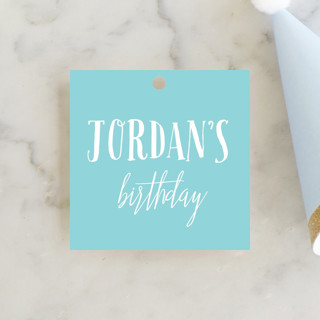 It's Party Time! Children's Birthday Party Favor Tags